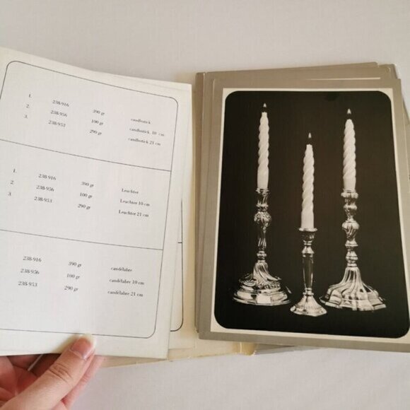 Vintage Artex Budapest Silverware Catalog, Undated No Prices Silversmiths - Picture 6 of 9